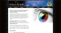 Desktop Screenshot of colloids.co.uk